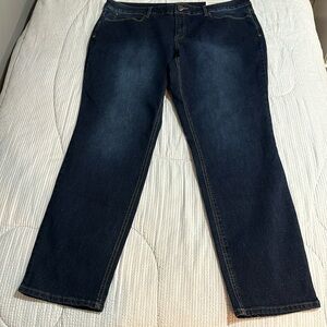 Christopher & Banks The Perfect Jean tapered shaped fit size 16